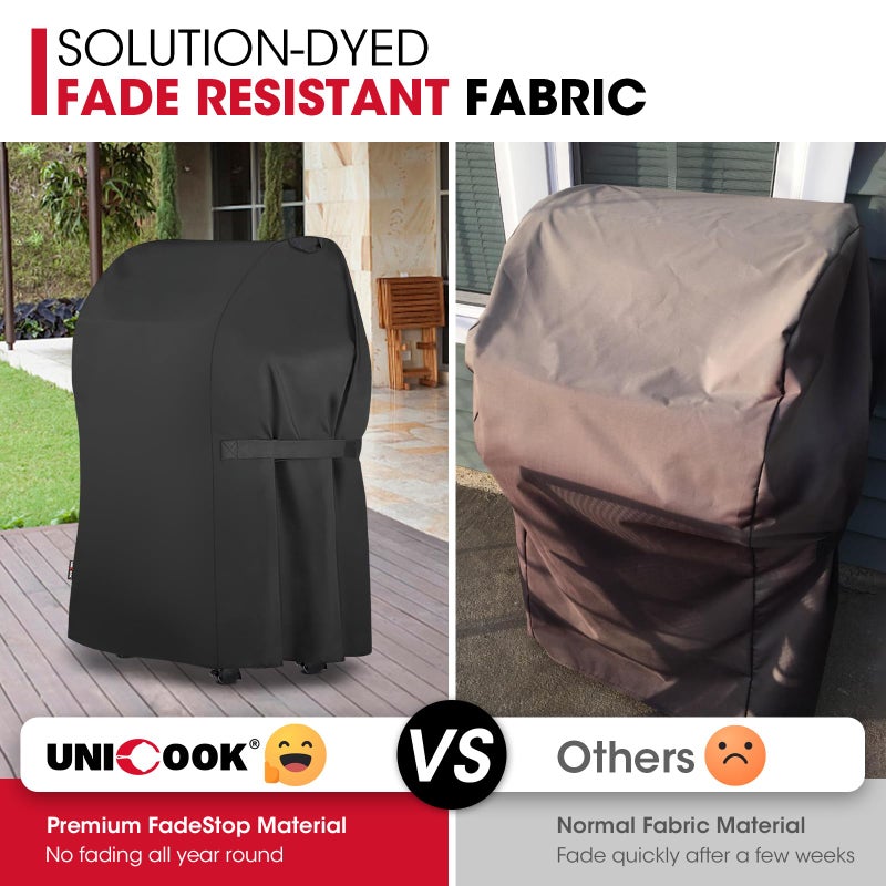 Unicook 30 Inch Grill Cover, Heavy Duty Waterproof 2 Burner Small BBQ Cover, Compatible with Weber Spirit 210 with Side Tables Down, Does NOT Fit Spirit II E-210 (Include 2025 Version) with Table Up - Image 4